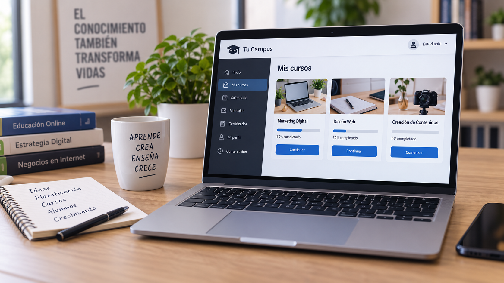 Cómo crear una plataforma de cursos online paso a paso